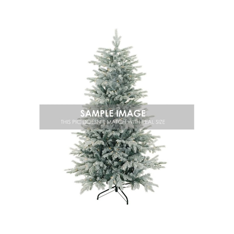 Sapin de Noël artificiel Palla Bianca enneigé lumineux 680 LED, 270 cm - blanc 
