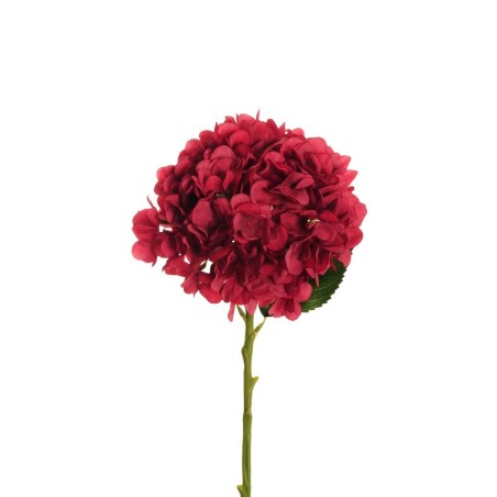 Lot de 12 - Hortensia artificiel Juliette, 50 cm - rouge 