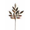 Lot de 36 - Tige artificielle de laurier métallisée, 73 cm - champagne 