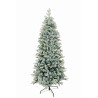 Sapin de Noël artificiel Alleghe enneigé lumineux 400 LED, 210 cm - blanc 