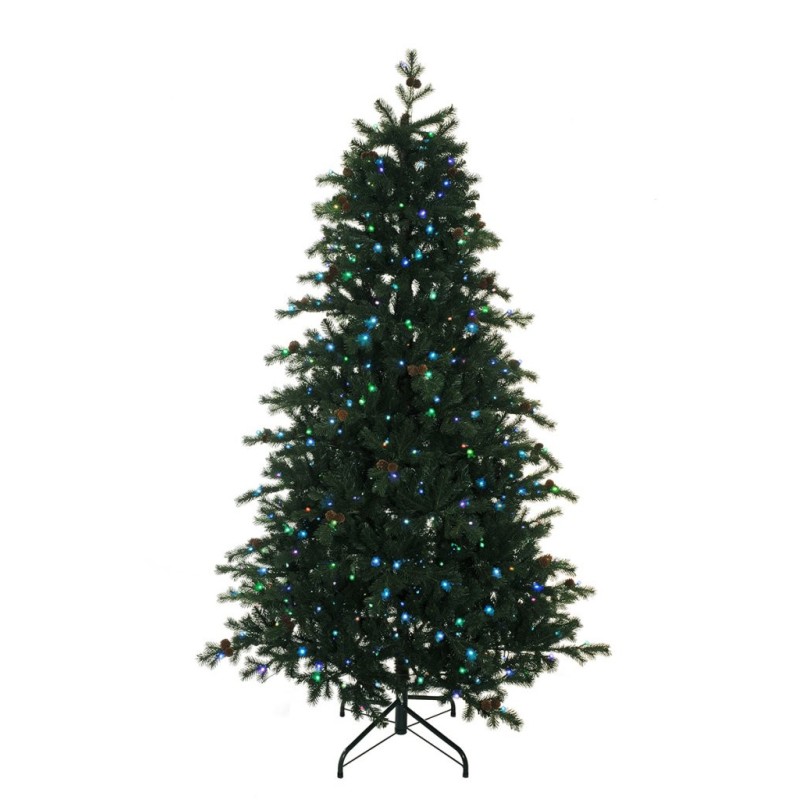 Sapin de Noël artificiel Arabba lumineux 550 LED, 210 cm - vert 