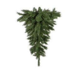 Lot de 1 Sapin  artificiel tête en bas avec 248 pointes, 100 cm artificiel rouge 