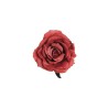 Lot de 48 - Tête artificielle de rose Queen, D. 12 cm - corail ancien 