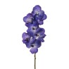 Lot de 12 - Orchidée Vanda artificielle toucher réel X7, 78 cm - violet 