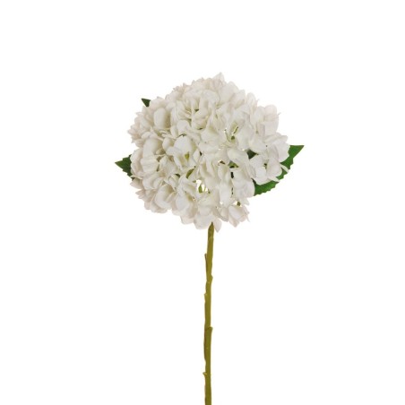 Lot de 12 - Hortensia artificiel Juliette, 50 cm - blanc 
