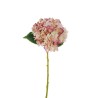 Lot de 12 - Hortensia artificiel Juliette, 50 cm - violet rose crème 