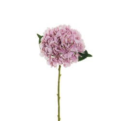 Lot de 12 - Hortensia artificiel Juliette, 50 cm - lilas 