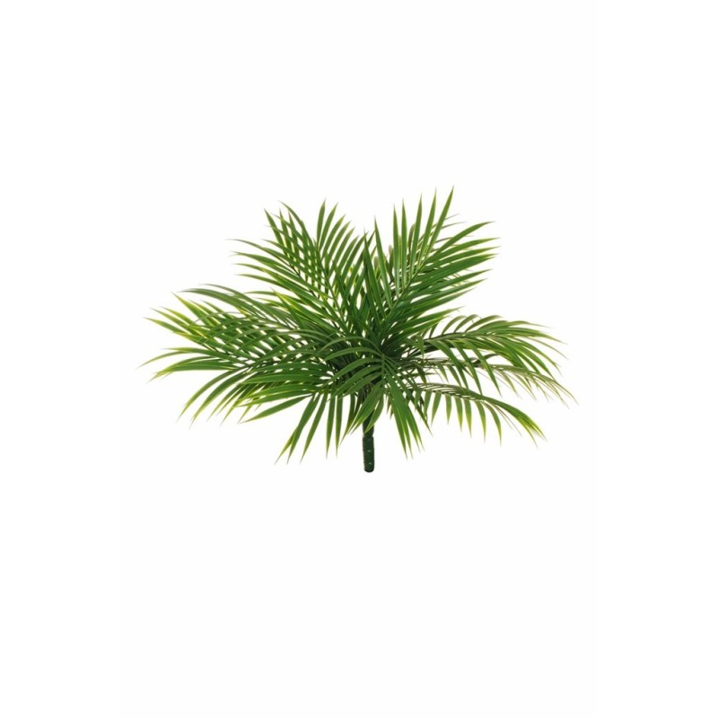 Lot de 12 - Buisson artificiel d'areca X14, 48 cm - vert 