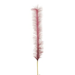 Lot de 12 - Branche artificielle de pampa, 180 cm - mauve foncé 
