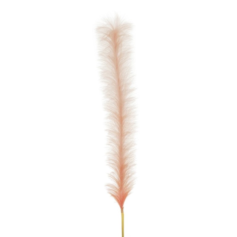 Lot de 12 - Branche artificielle de pampa, 180 cm - saumon rose clair 