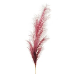 Lot de 24 - Branche artificielle de pampa, 140 cm - mauve foncé 