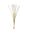 Lot de 12 - Bouquet artificiel de pampa X10, 82 cm - blanc 