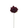 Lot de 216 - Petite tête artificielle de rose Diamond, 18 cm - violet 