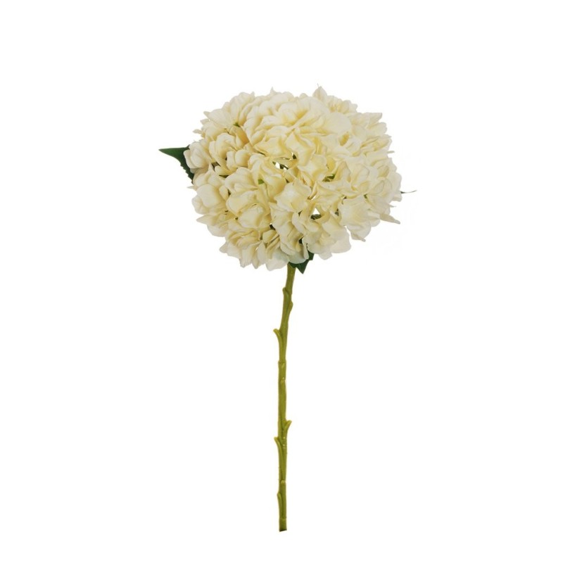 Lot de 12 - Hortensia artificiel Juliette, 50 cm - crème 