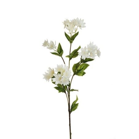 Lot de 12 - Tige artificielle d'astrantia X4, 76 cm - blanc 