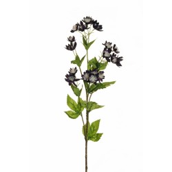 Lot de 12 - Tige artificielle d'astrantia X4, 76 cm - violet 