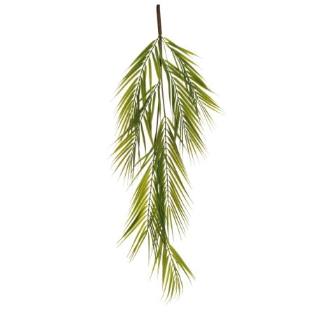 Lot de 12 - Buisson suspendu artificiel d'areca X7, 95 cm - vert 