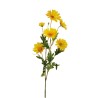 Lot de 24 - Tige artificielle de marguerite X6, 79 cm - jaune 