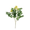 Lot de 24 - Tige artificielle d'acacia X3, 62 cm - jaune 