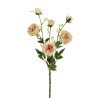 Lot de 24 - Tige artificielle de rose Austin X3, 67 cm - pêche fuchsia 