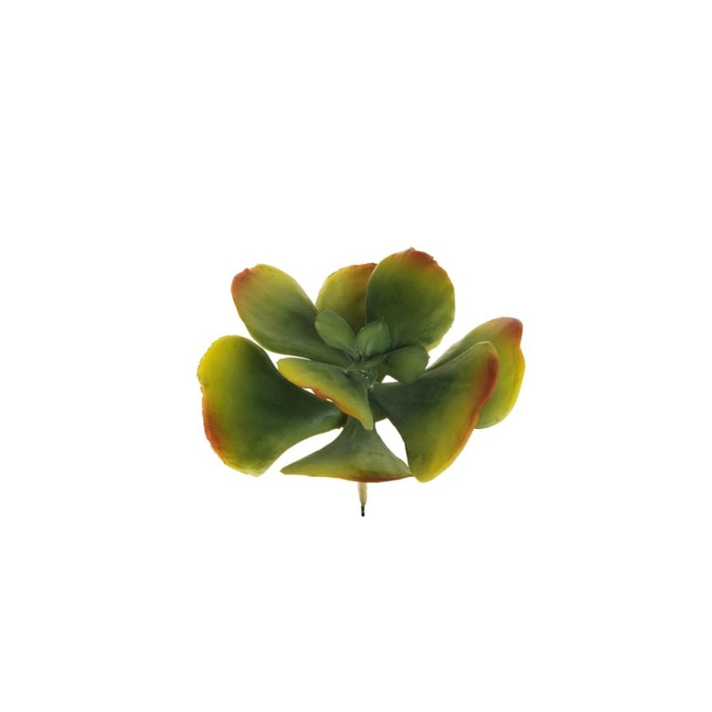 Lot de 12 - Crassula ovata artificiel, 16 cm - vert jaune marron 