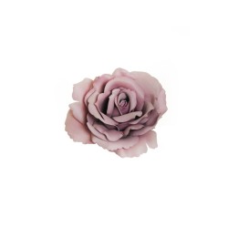 Lot de 48 - Tête artificielle de rose Queen, D. 12 cm - lilas 