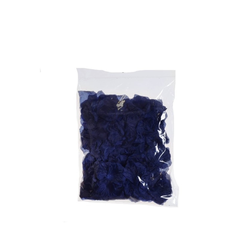 Lot de 48 - Pétales artificiels de roses (sachet de 300 pièces) - bleu 