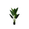 Lot de 4 - Plante artificielle d'oiseau de paradis en pot, 90 cm - vert 