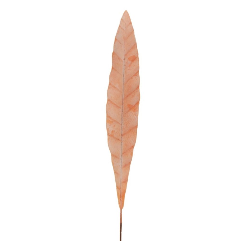 Lot de 24 - Feuille artificielle d'asplenium, 105 cm - rose clair saumon 