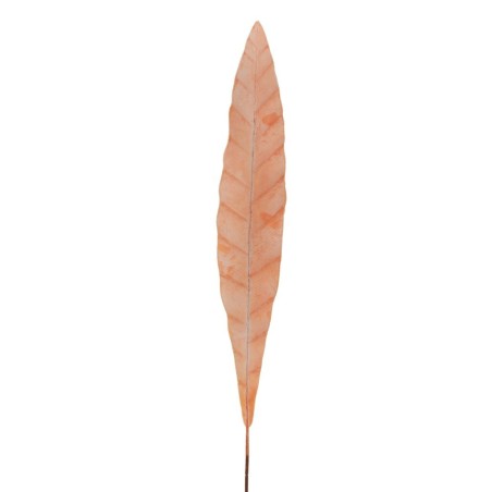 Lot de 24 - Feuille artificielle d'asplenium, 105 cm - rose clair saumon 