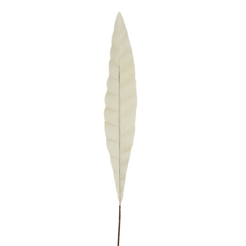 Lot de 24 - Feuille artificielle d'asplenium, 105 cm - blanc 