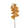 Lot de 24 - Tige artificielle de phalenopsis Aphrodite impression 3D toucher réel X8, 78 cm - marron clair 
