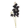 Lot de 24 - Tige artificielle de phalenopsis Aphrodite impression 3D toucher réel X2, 88 cm - violet foncé 