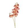Lot de 24 - Tige artificielle de phalenopsis Aphrodite impression 3D toucher réel X2, 88 cm - fuchsia jaune clair 
