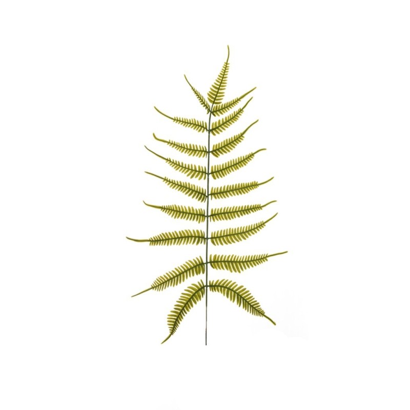 Lot de 36 - Feuille artificielle de fougère, 75 cm - vert 