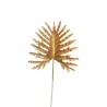 Lot de 24 - Feuille artificielle de philodendron selloum métallisée, 56 cm - rose ancien 