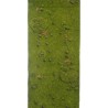 Lot de 12 - Tapis artificiel de mousse nordique, 150 x 35,5 cm - vert 