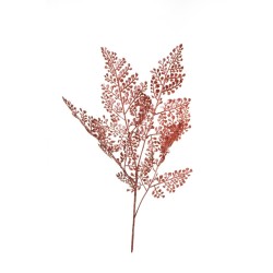 Lot de 24 - Tige artificielle de capillaire métallisée X4, 63 cm - mauve 