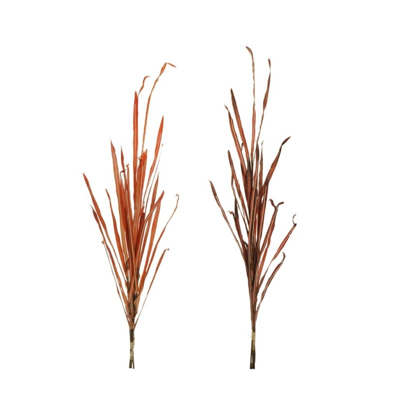 Lot de 12 - Bouquet artificiel d'herbes d'automne X4, 98 cm - orange amarante 