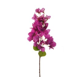 Lot de 80 - Tige artificielle de bougainvillier, 80 cm - violet 