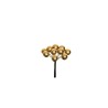 Lot de 72 - Bouquet pic artificiel de baies X10, 8 cm - or 