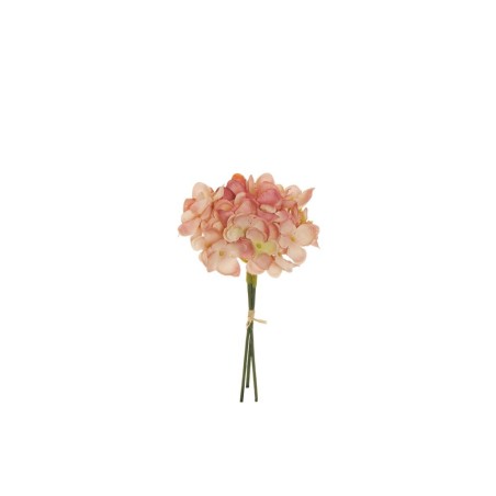 Lot de 48 - Bouquet pic artificiel d'hortensias pop corn X3, 14 cm - mauve 