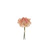 Lot de 48 - Bouquet pic artificiel d'hortensias pop corn X3, 14 cm - mauve 