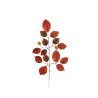 Lot de 144 - Branche unique artificielle de hêtre X16, 54 cm - orange foncé vert 