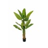 Lot de 2 - Bananier artificiel en pot, 150 cm - vert 