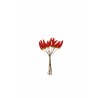 Lot de 120 - Bouquet artificiel de petits piments X12, 12 cm - rouge 