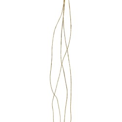 Lot de 24 - Bouquet artificiel de fil pailleteux X4, 165 cm - or 