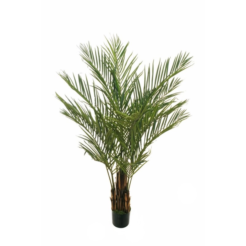 Lot de 2 - Palmier phœnix artificiel en pot, 180 cm - vert 
