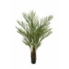 Lot de 2 - Palmier phœnix artificiel en pot, 180 cm - vert 