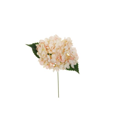 Lot de 36 - Pic artificiel d'hortensia pop corn, 26 cm - rose clair crème 
